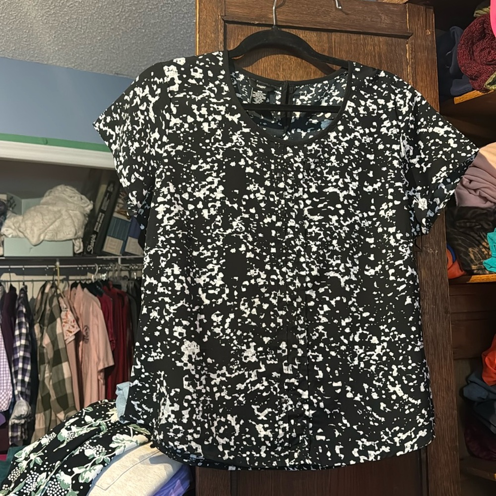 Haggar Short sleeve Blouse Medium